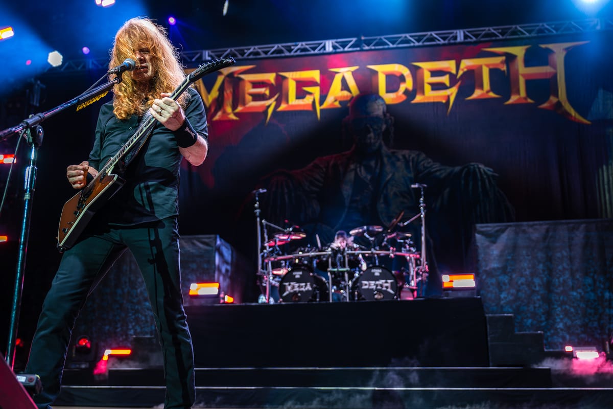 Megadeath at Ruoff Music Center in Indiana